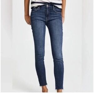 Mother The Looker Ankle Fray Jeans Women's Size 26‎ Girl Crush